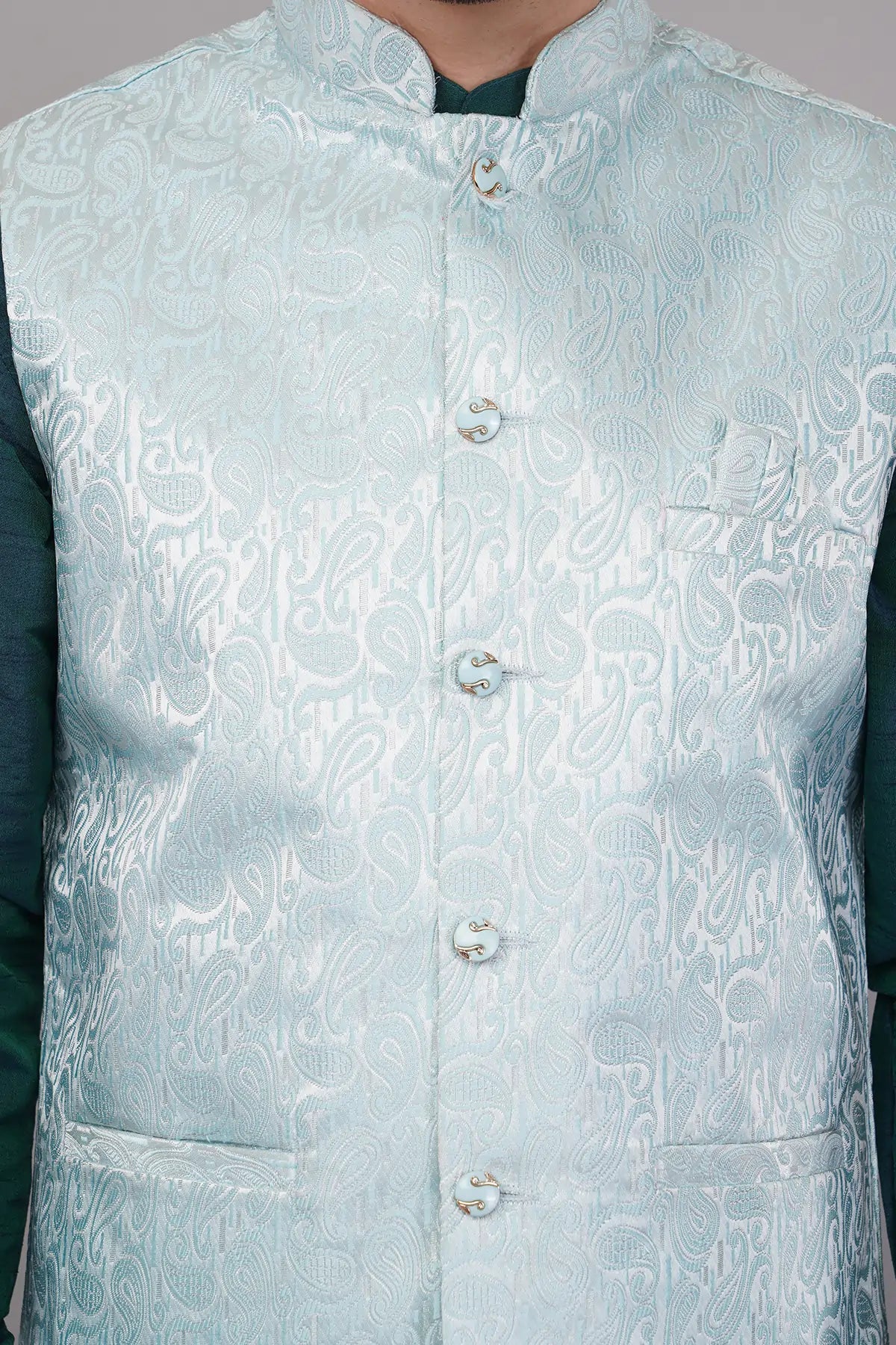 Fasolia Men's Designer Ethnic Jacket| Nehru Jacket